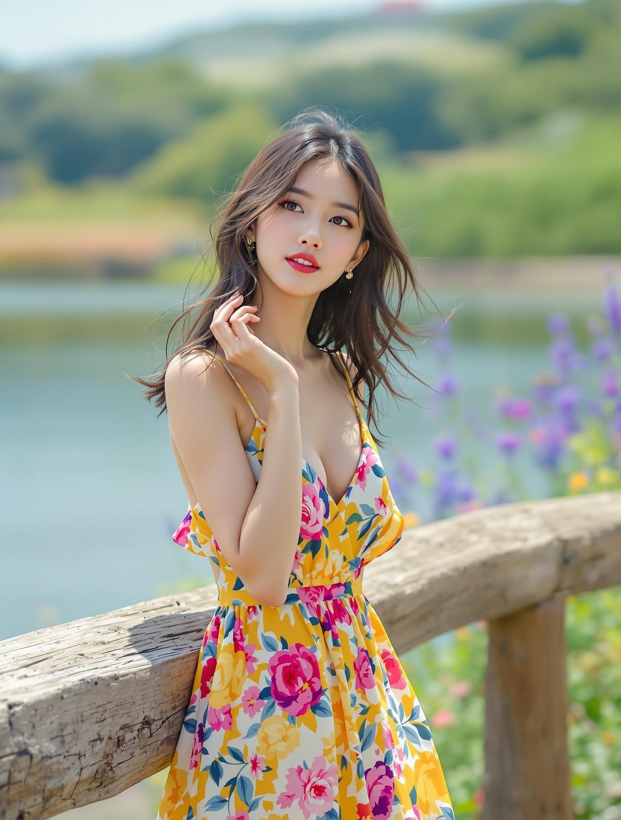 IMiss Vol.801 · 花园物语 - 花花 - Rosi写真IMiss高清写真作品1